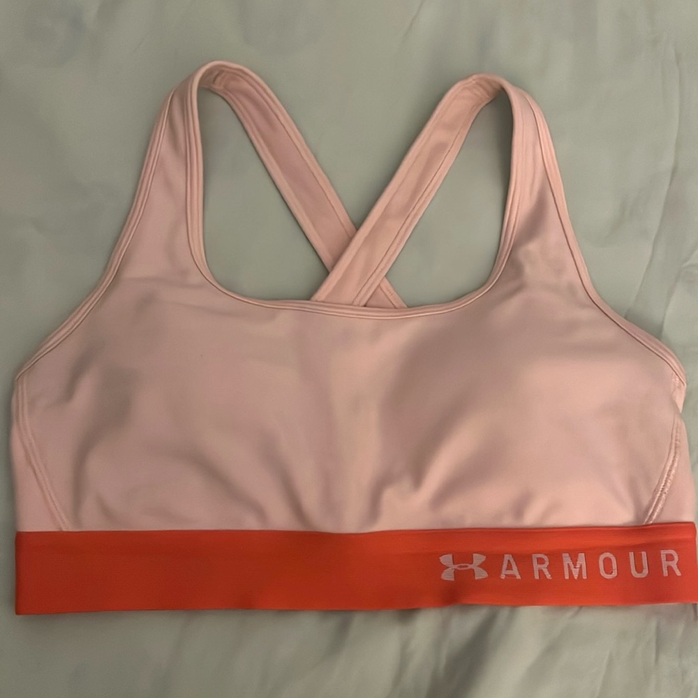 Under Armour Mid Cross Back Sports Bra